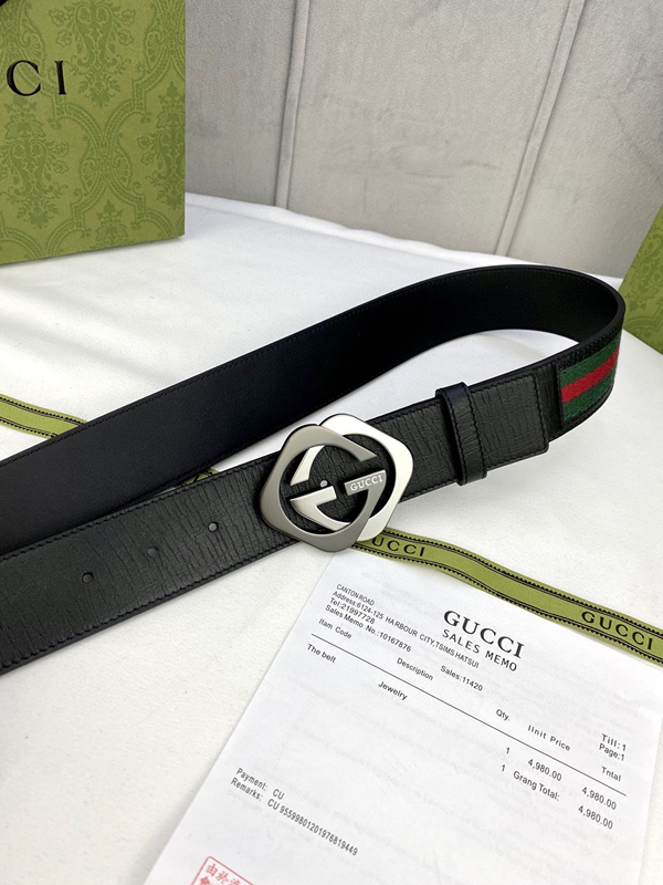 グッチベルト激安角部分ディテール